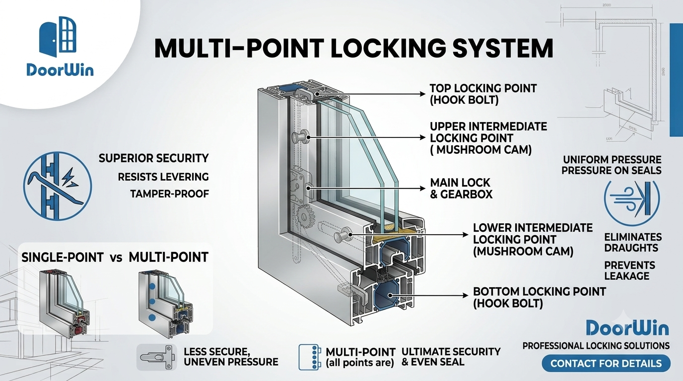 Multi Point Flagging System Multi-Point Locking Systems Explained | Complete Guide (2026) | Doorwin