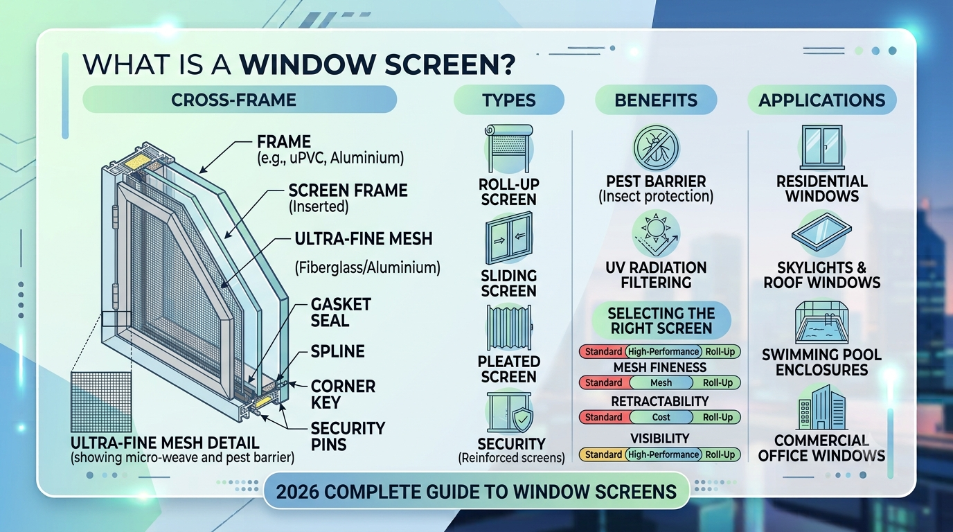 What Is a Window Screen? Complete Fly Screen Guide | Doorwin